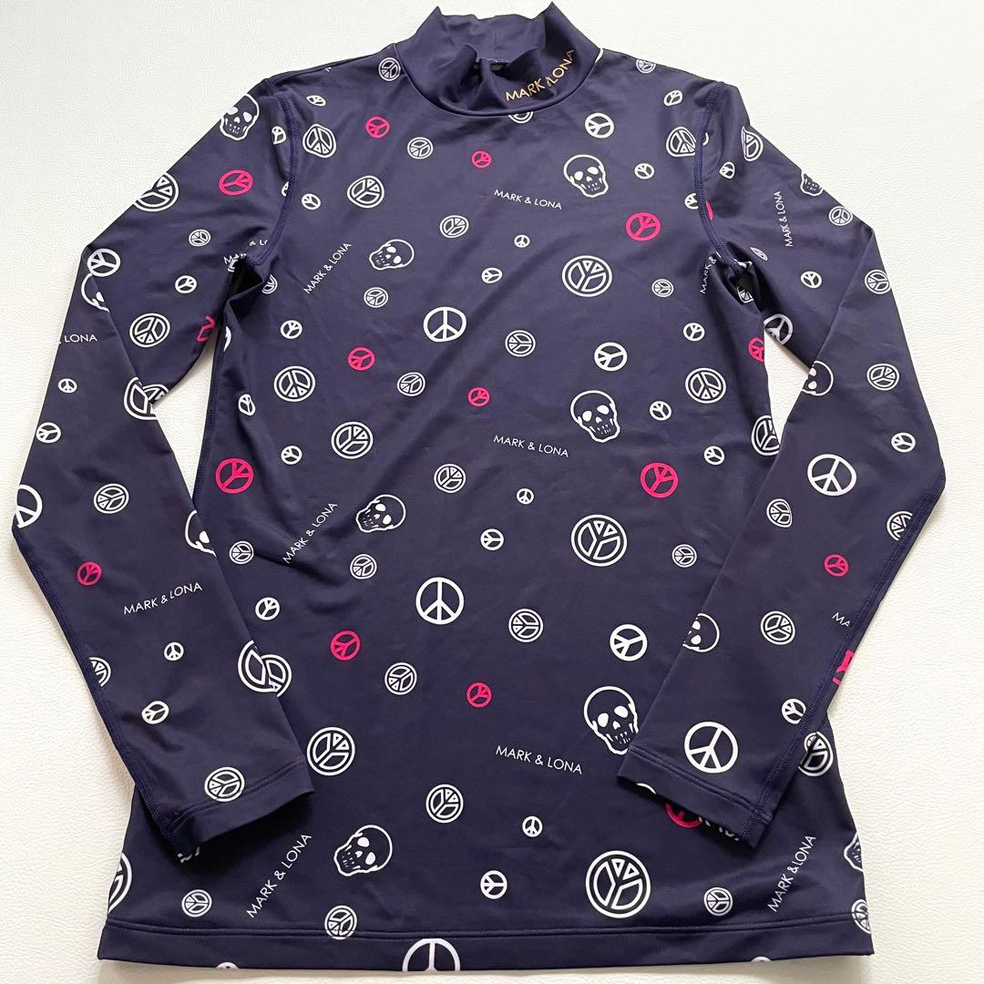 ゴルフモックネックTシャツMARK & LONA スポーツTシャツ　ストレッチT