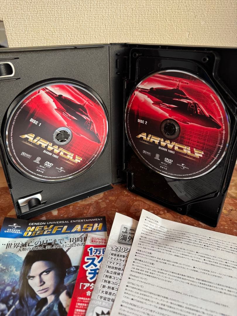 超音速攻撃ヘリ エアーウルフ DVDセット シーズン1〜3（管理No.4）