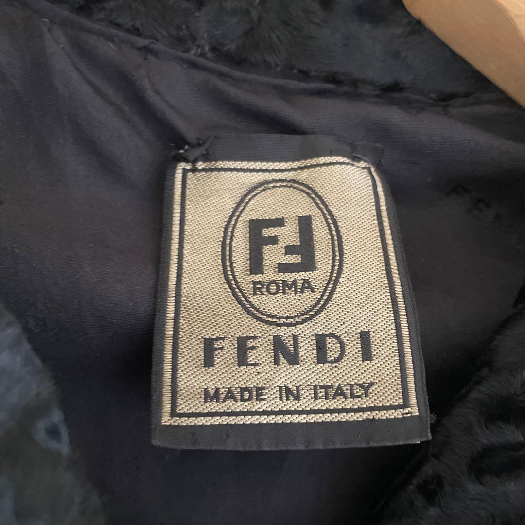 FENDI 毛皮デザインコート　1点物