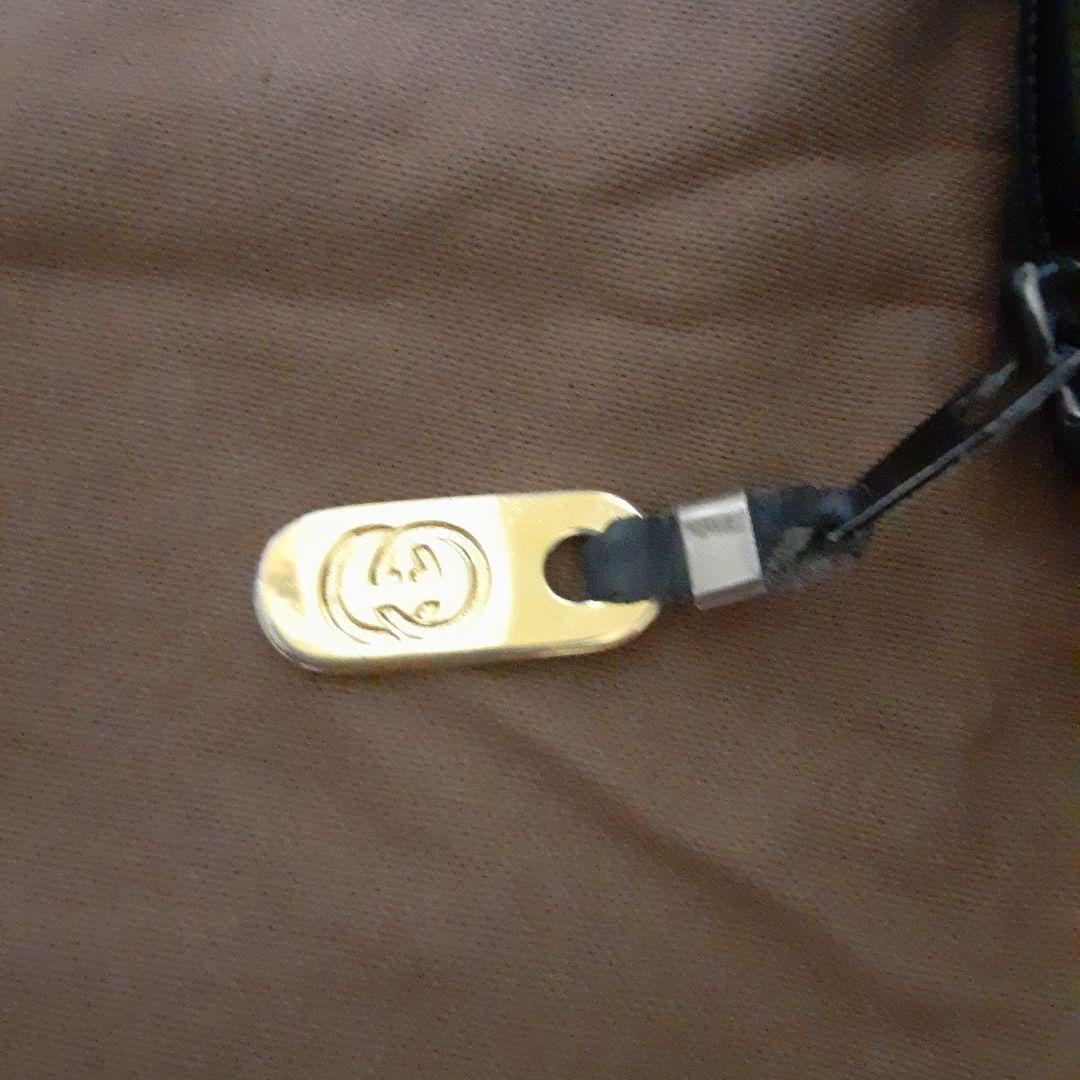 Gucci ショルダーバッグ ネイビー本革