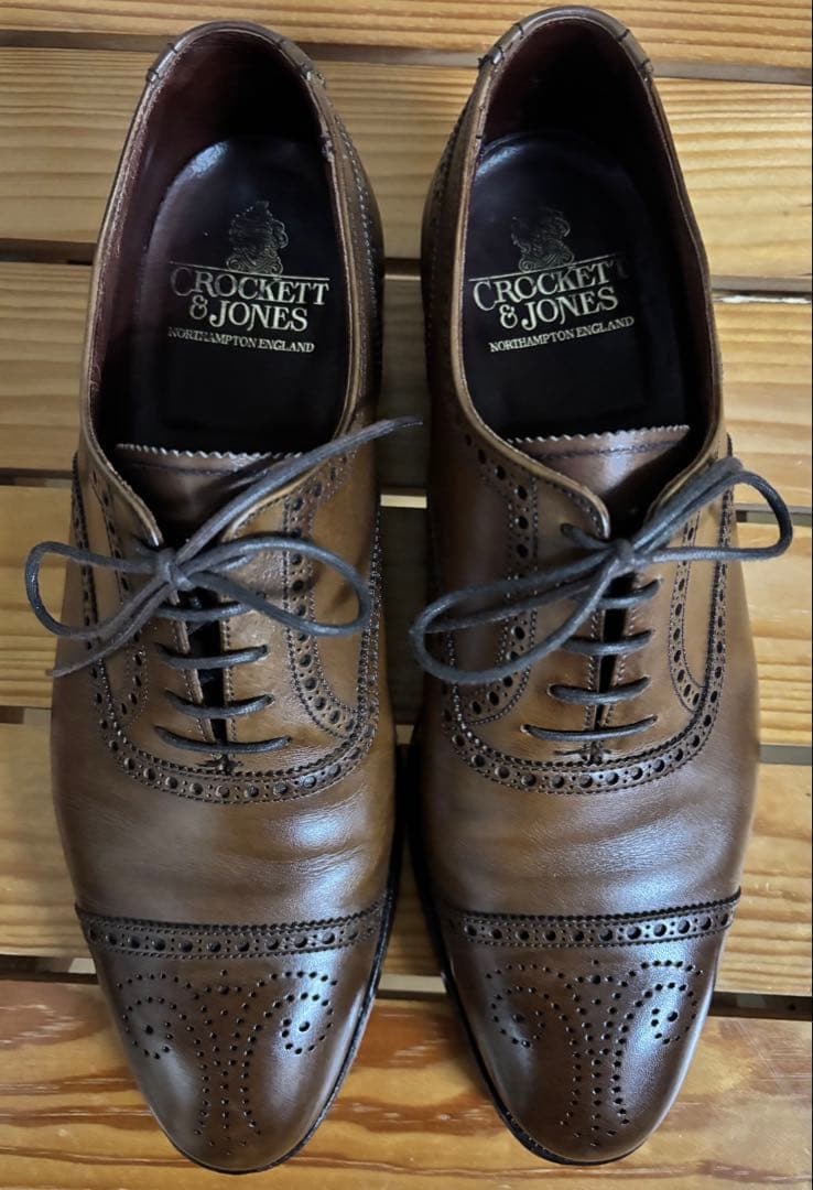 【最終価格】CROCKETT&JONES ダークブラウン7 1/2【美品】