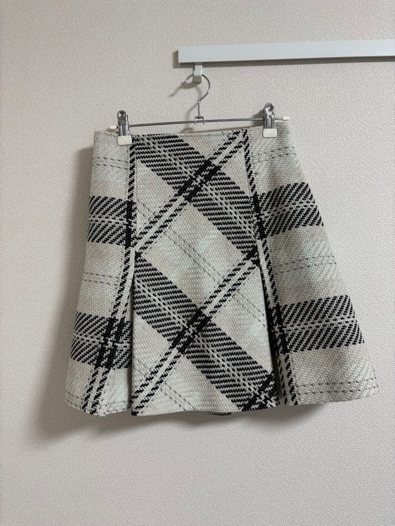 snidel ロービングチェックミニスカート サイズ1
