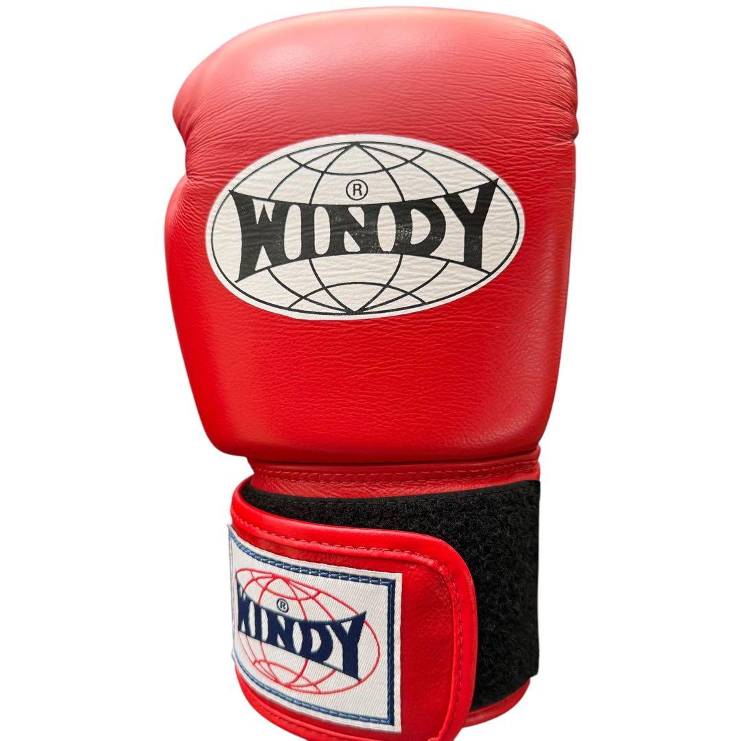 WINDY キックボクシンググローブ12オンス レッド