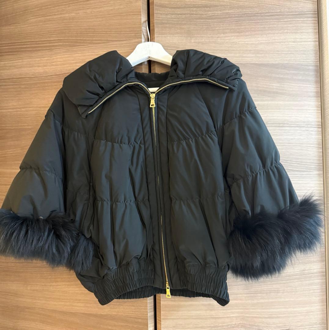 EPOCA ポンチョダウンFOXファー