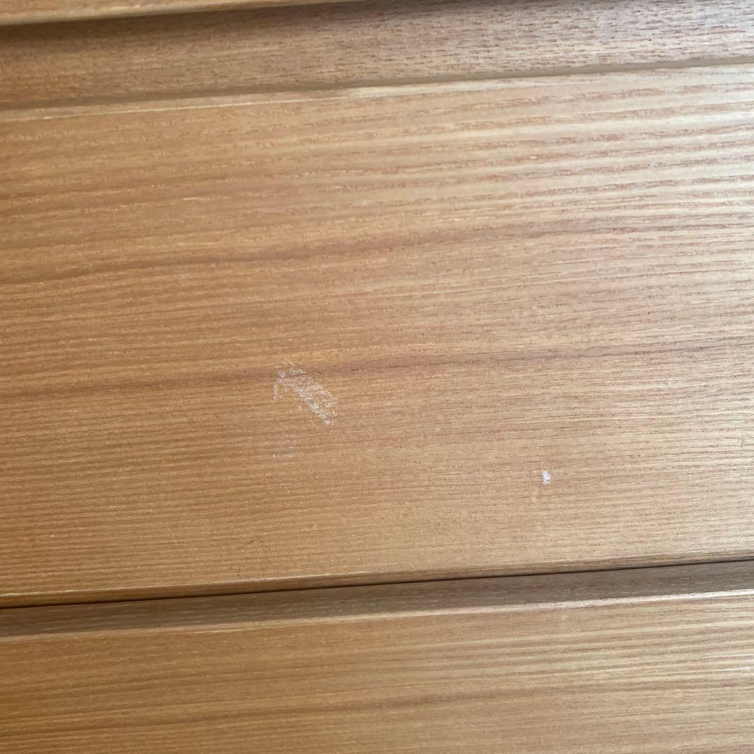 ■送料込■無印 木製チェスト タモ材 6段　衣類収納 廃盤 タンス 棚