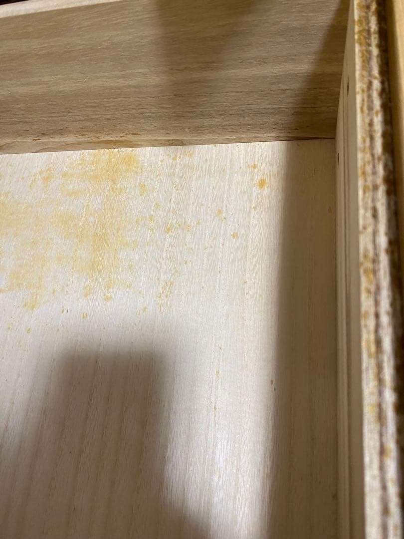 ■送料込■無印 木製チェスト タモ材 6段　衣類収納 廃盤 タンス 棚