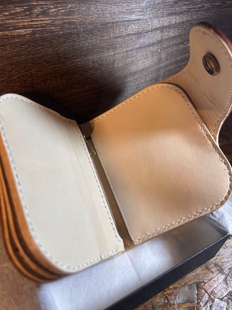 新品　イタリア本革マルゴーレザー　ウォレット　総手縫豪華仕様