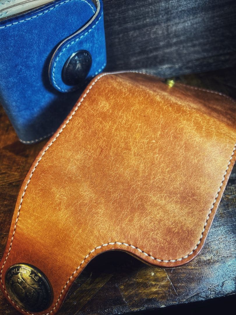 新品　イタリア本革マルゴーレザー　ウォレット　総手縫豪華仕様