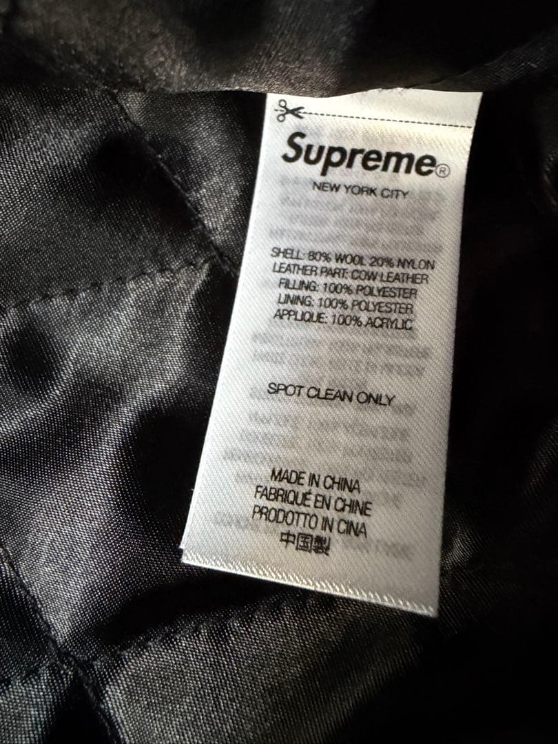 ジャケット・アウター Supreme Big Logo Chenille Varsity Jacket