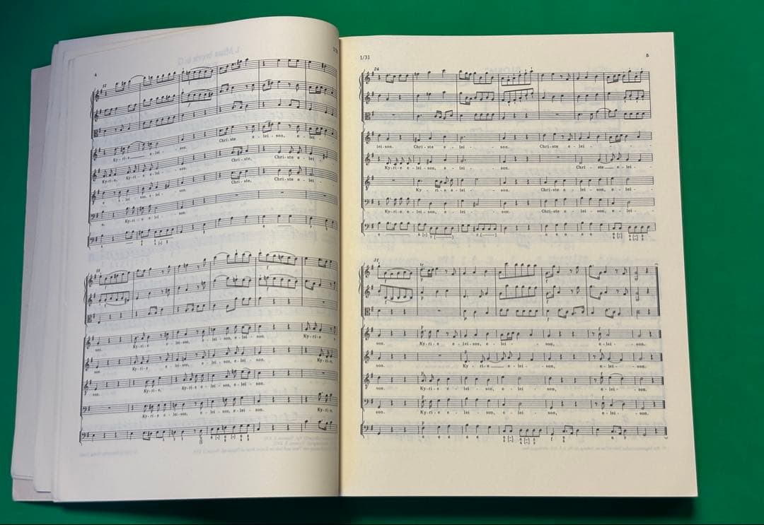 モーツァルト新全集 宗教声楽作品 I〜III 全3巻　ドイツ語