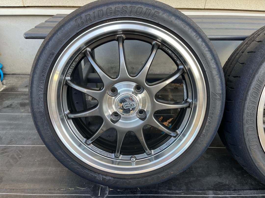 ENKEI EP-01 5.5J-15＋41 100 4H 2本セット①