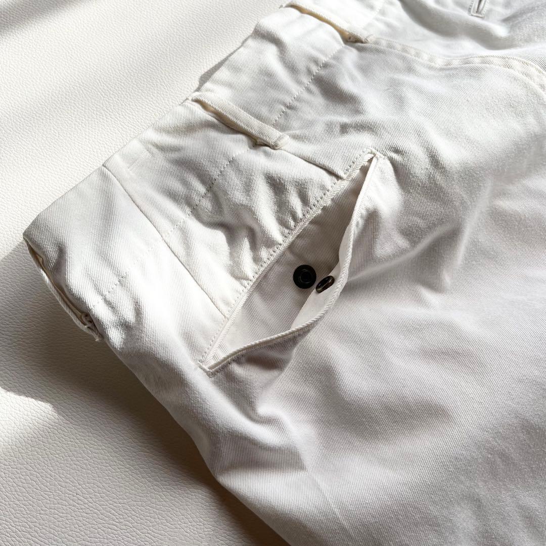 『nanamica』ワイドチノパン／34／ナチュラル／日本製／ジップフライ