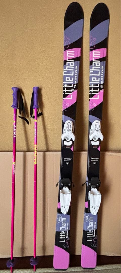 スキー板　140㎝ SWALLOW スキーセット ブーツセット