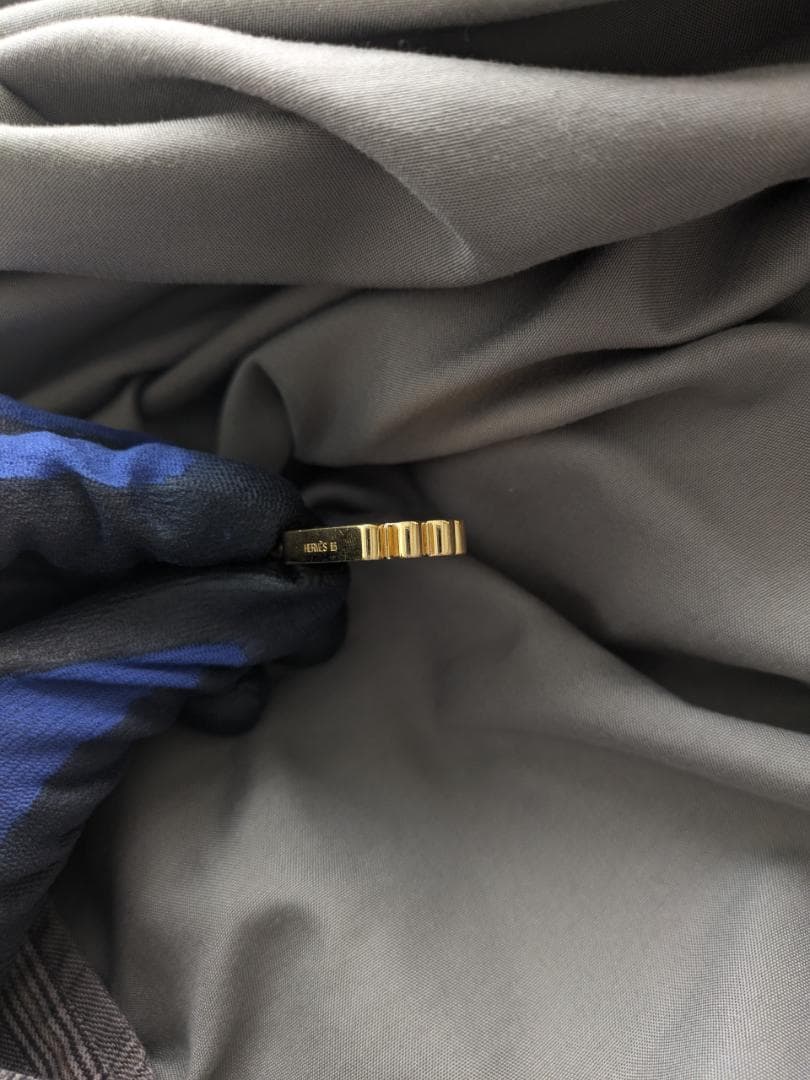 エルメス　HERMES　マルジェラ期　ハンドモチーフ　カデナ　チャーム　ゴールド