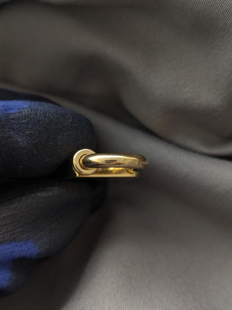 エルメス　HERMES　マルジェラ期　ハンドモチーフ　カデナ　チャーム　ゴールド