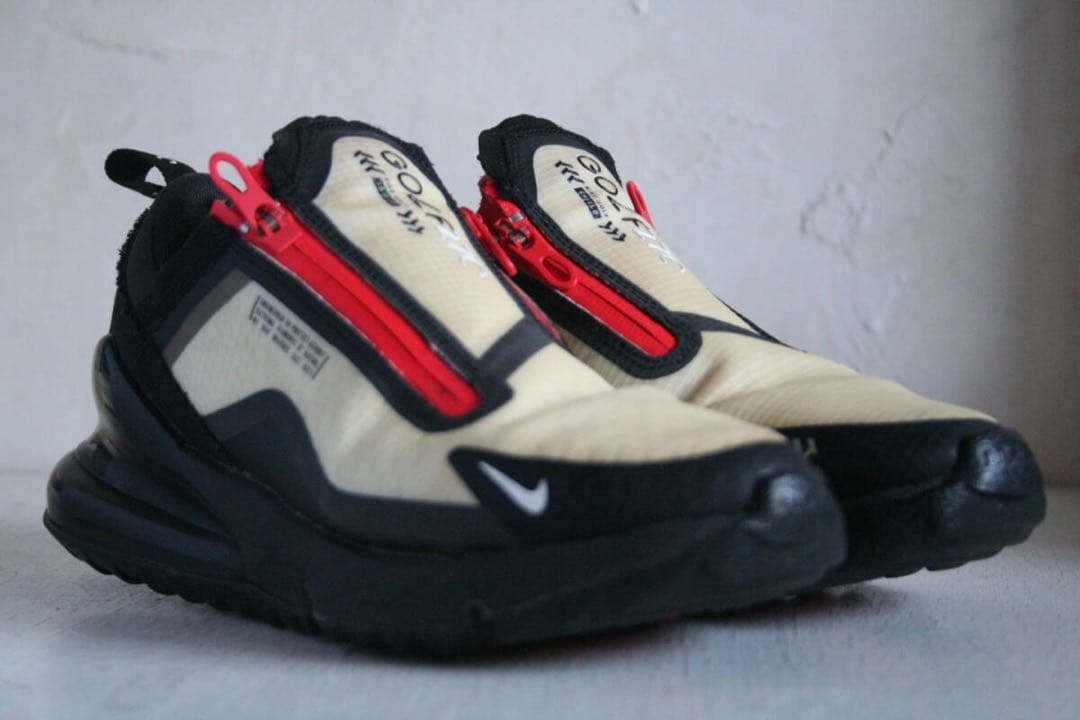 23cm ナイキ エアマックス270 シールド　スパイクレス　ゴルフシューズ