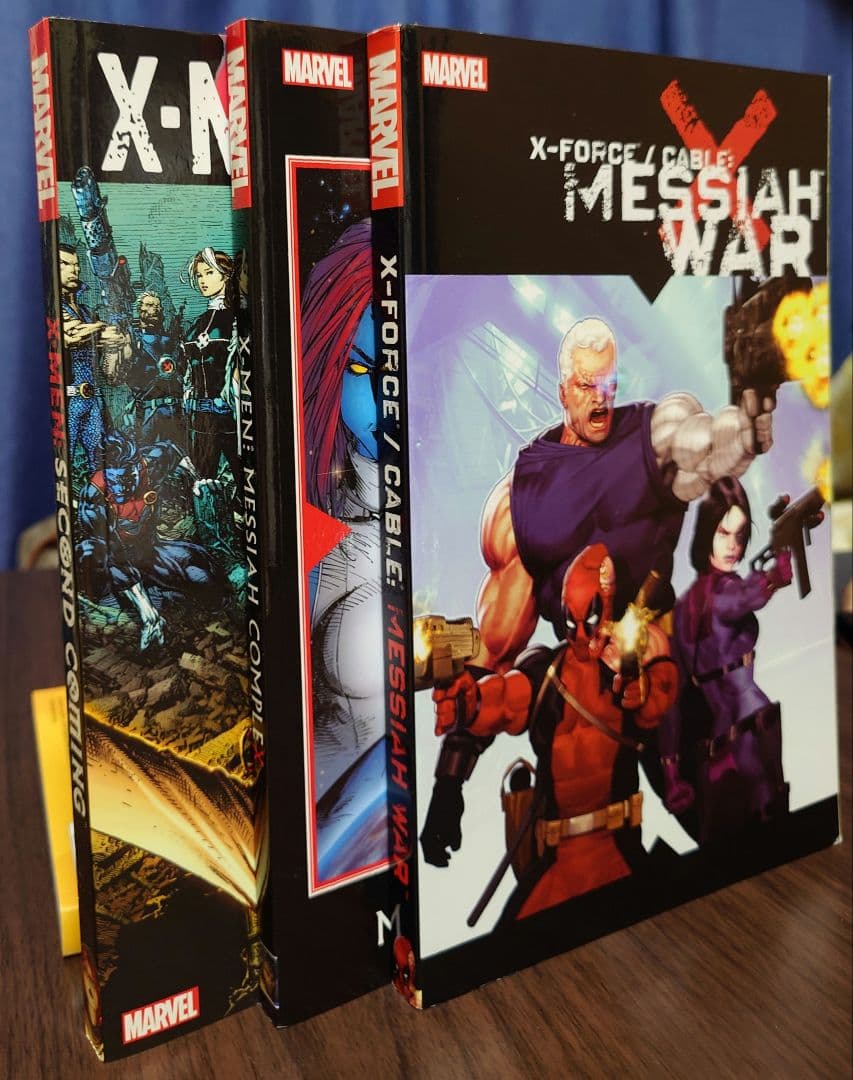 アメコミ　marvel　x-men　メサイア　トリロジー　3冊　セット