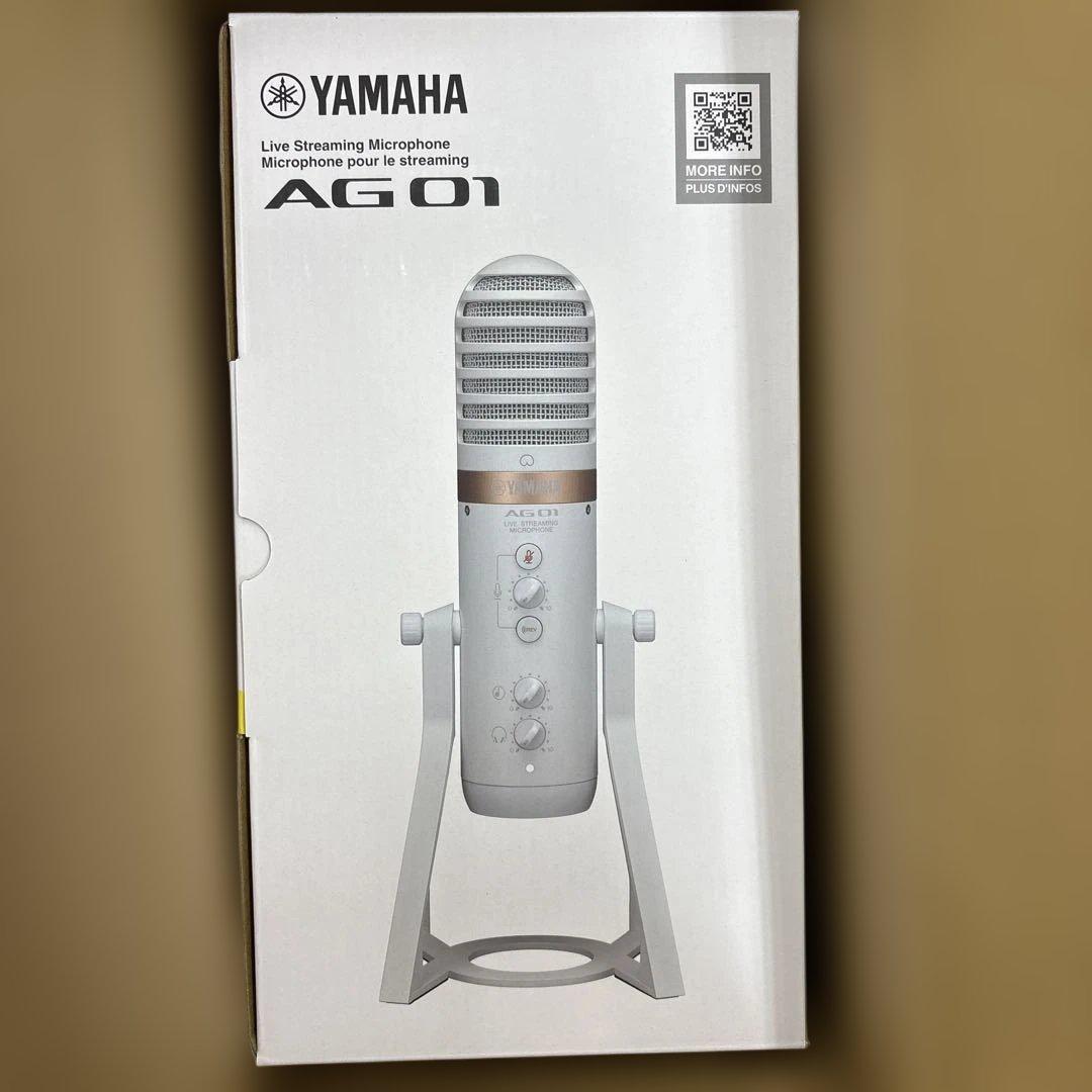 511466 ヤマハ ライブストリーミングマイクロフォン ホワイトAG01 W