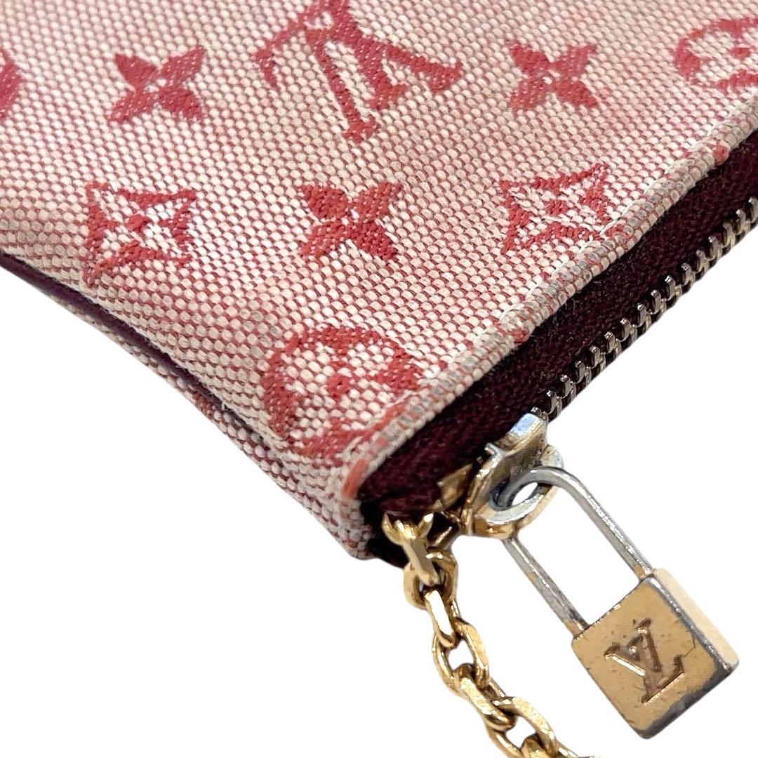 ルイヴィトン ケース モノグラムミニ ポシェットクレ ゴールド チェリー