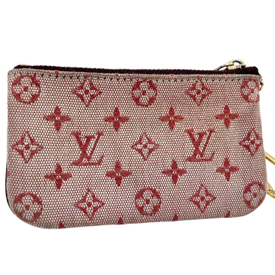 ルイヴィトン ケース モノグラムミニ ポシェットクレ ゴールド チェリー