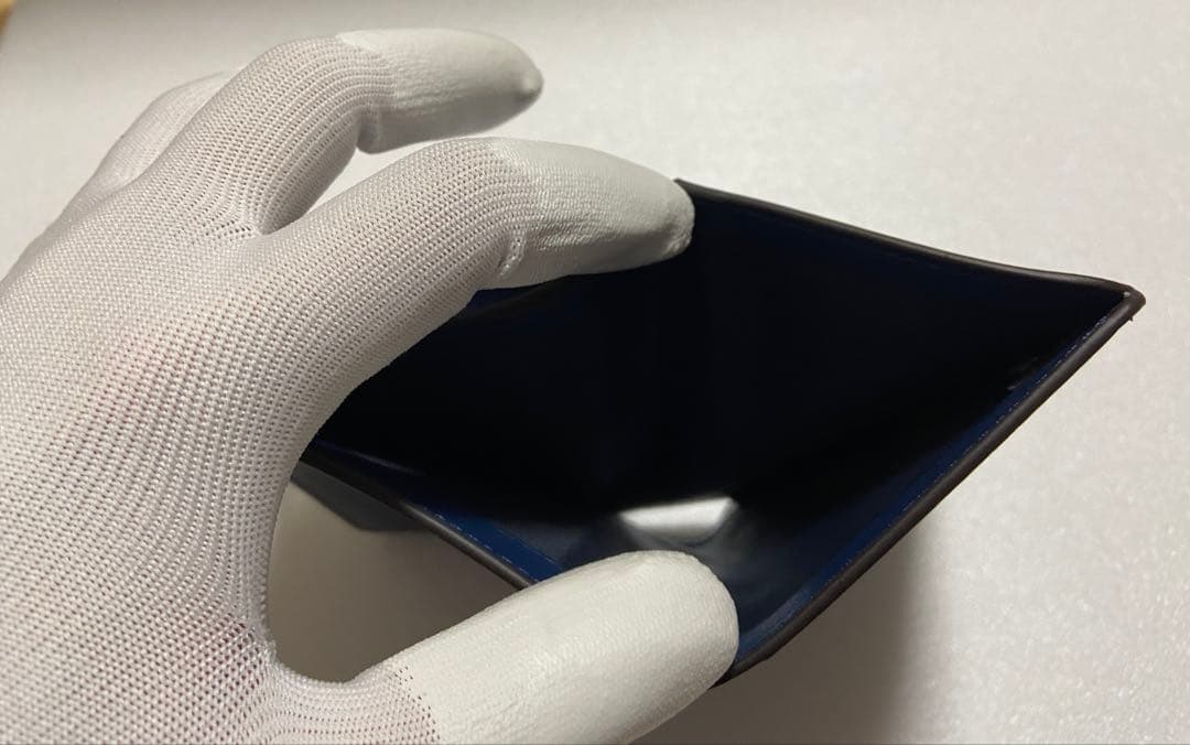 【新品未使用】COACH コーチ 二つ折り財布 ブルー　CR791