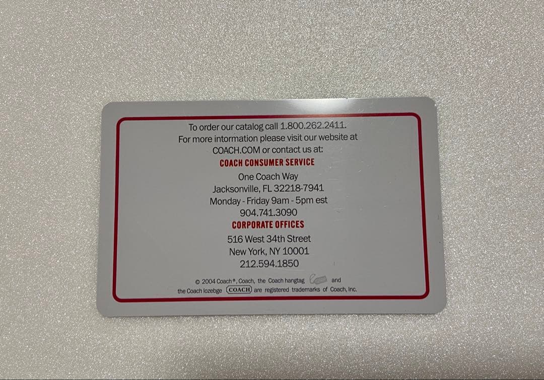 【新品未使用】COACH コーチ 二つ折り財布 ブルー　CR791