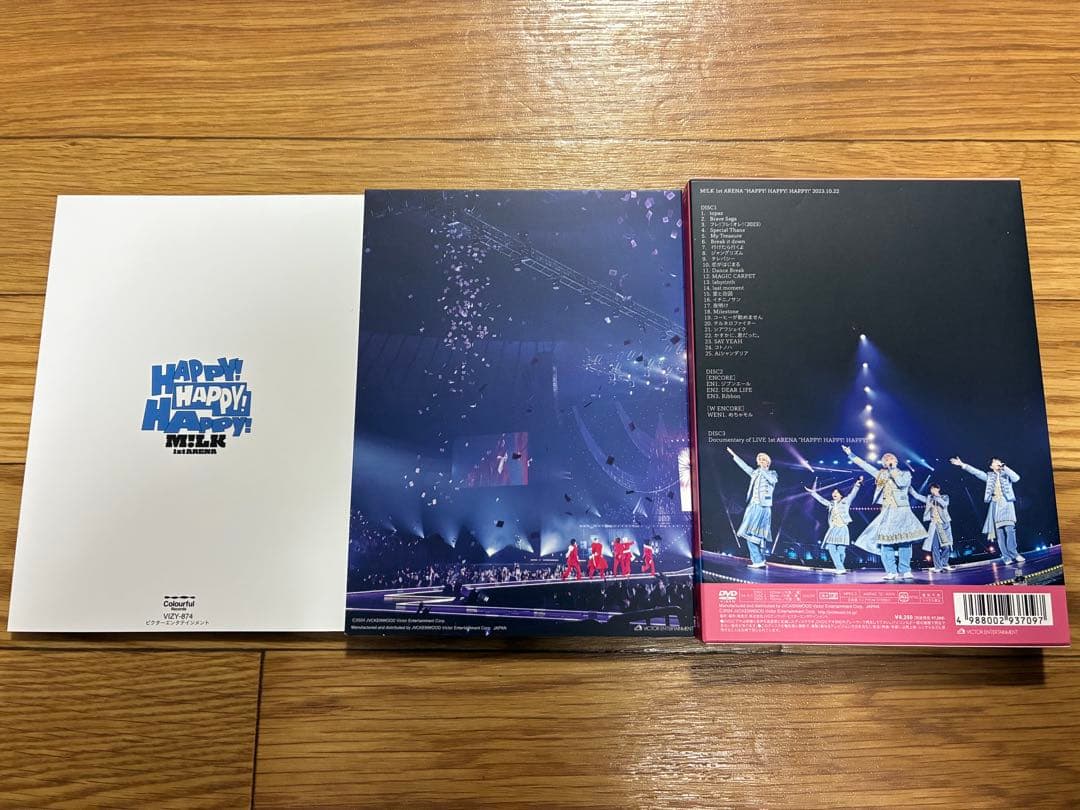 M!LK HAPPY!HAPPY!HAPPY! DVD 初回限定盤
