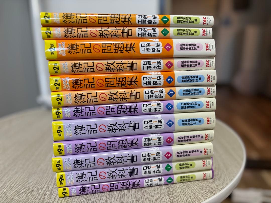 【日商簿記1級】みんなが欲しかった! 商業・工業簿記教科書＆問題集12冊セット