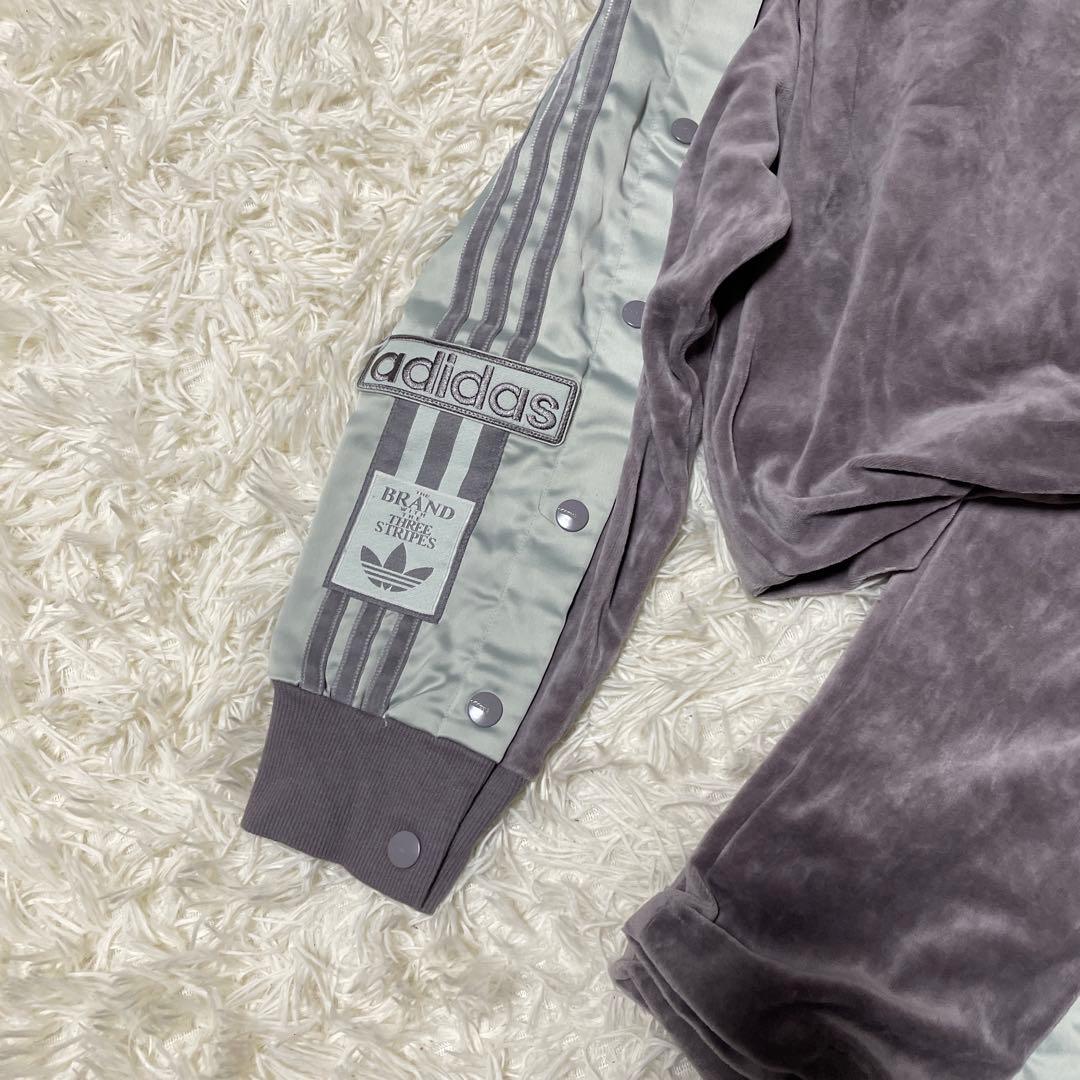 【あんず】adidas アディブレイク 上下セット ベロア スウェット