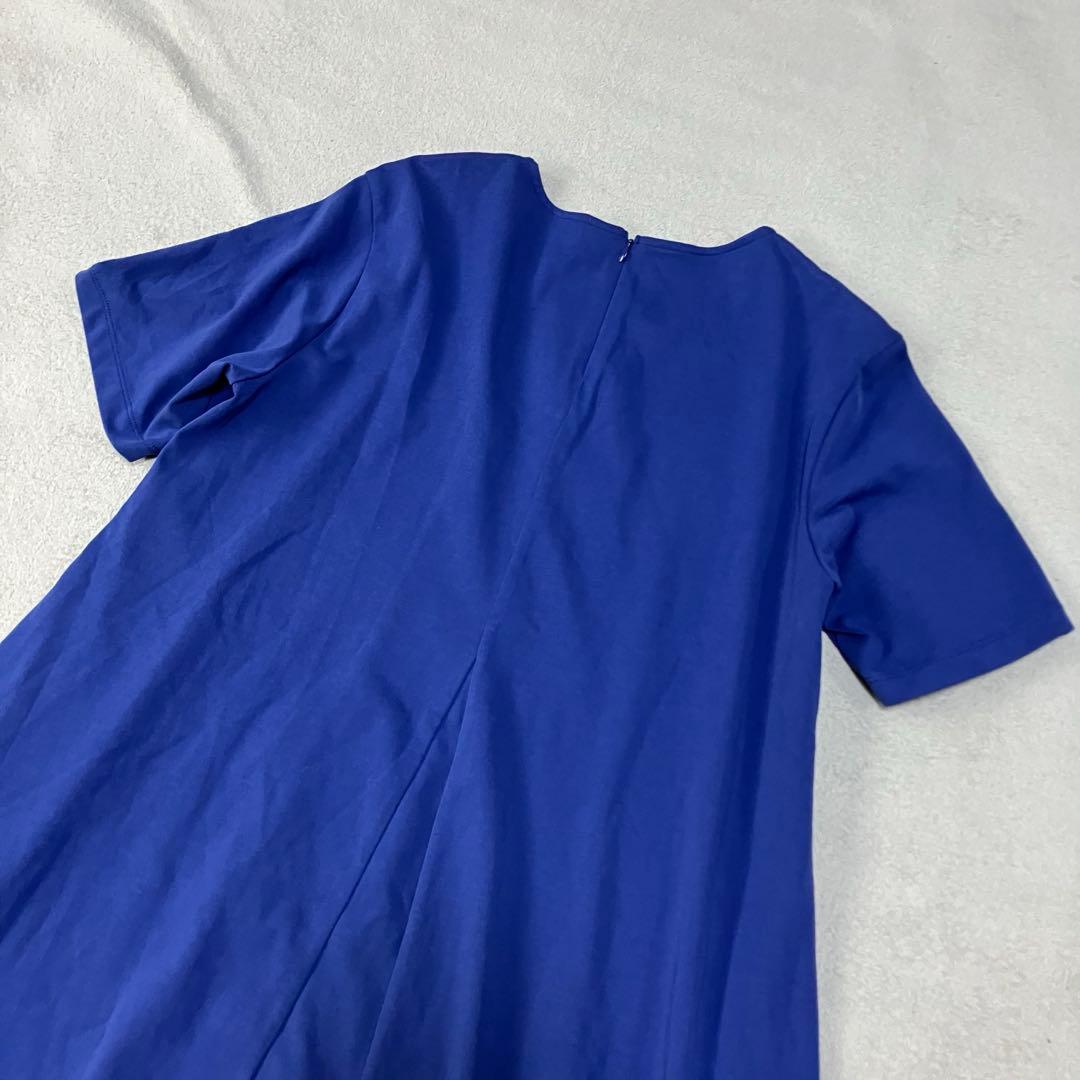 新品タグ付 23区 IT TEE フレア ワンピース ブルー 38サイズ