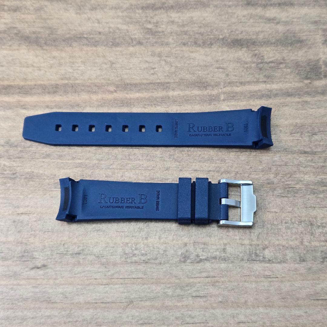 TUDOR ブラックベイ58 RUBBER B ネイビー ラバーベルト