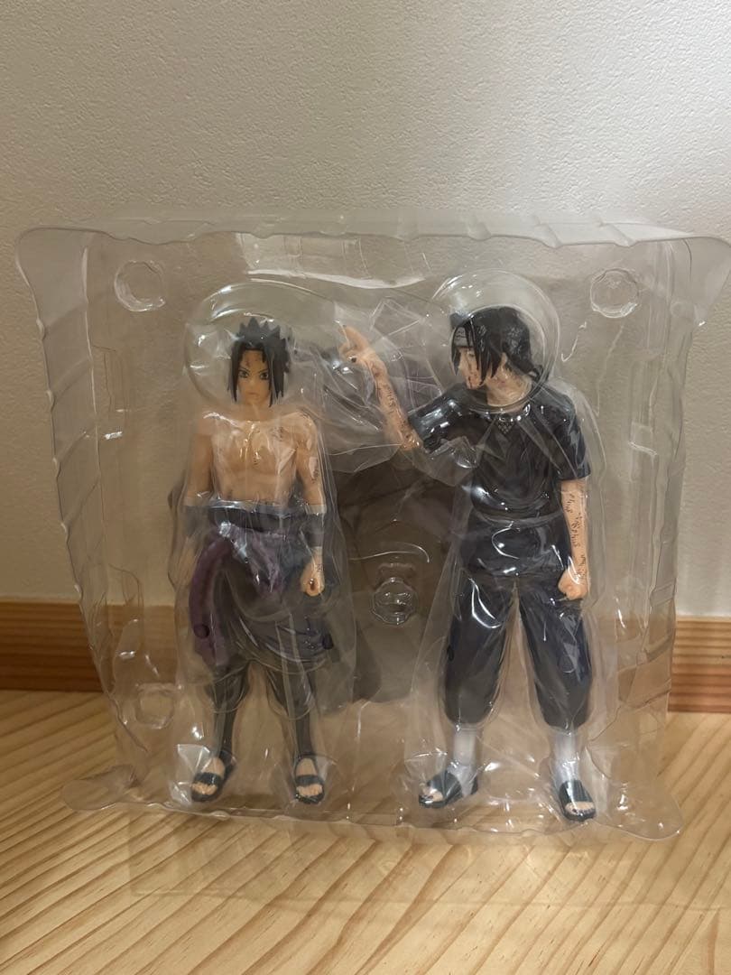 【内袋未開封】ナルト　NARUTO ラストワン賞　サスケ&イタチ　フィギュア