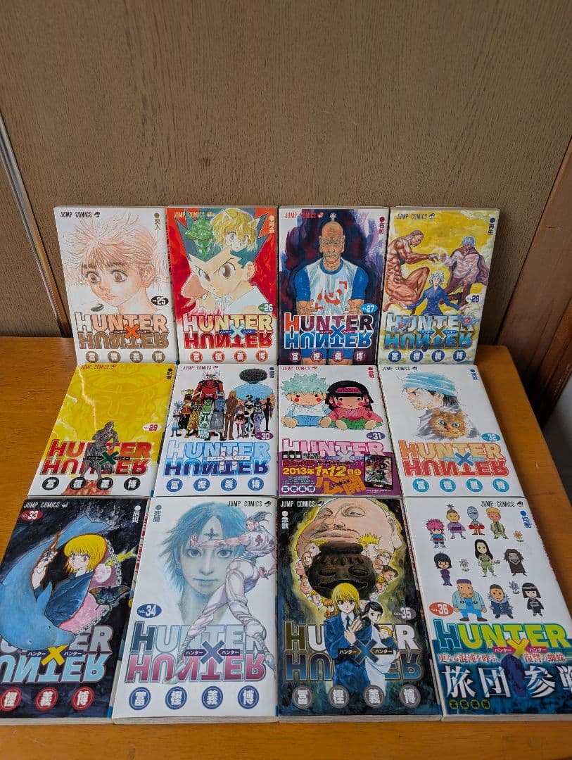 HUNTER×HUNTER 1巻〜38巻 既刊全巻➕漫画小説2冊➕映画小説2冊