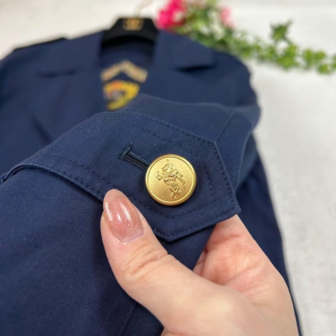 J712 美品 S 7 バーバリー ダブルブレスト トレンチコート レディース