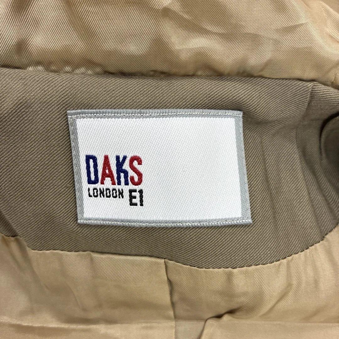 DAKS E1 チェック柄フード付きダッフルコート　新品未使用　ダックス