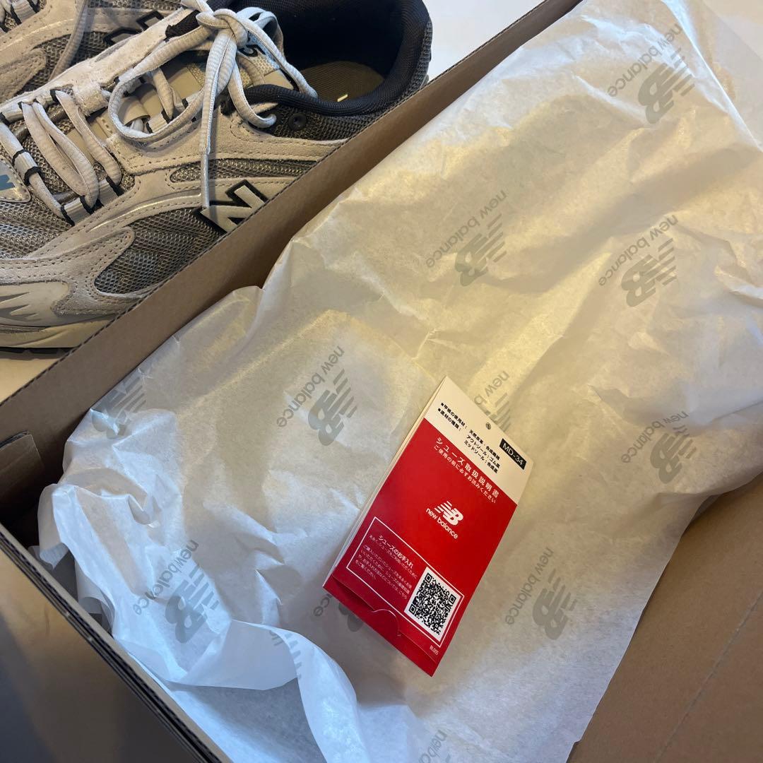 NewBalance ML725CK:White/gray グレー　24.5美品