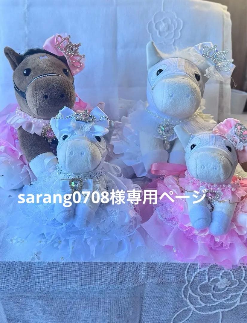 sarang0708ページアイドルホースS、Mサイズドレス4点