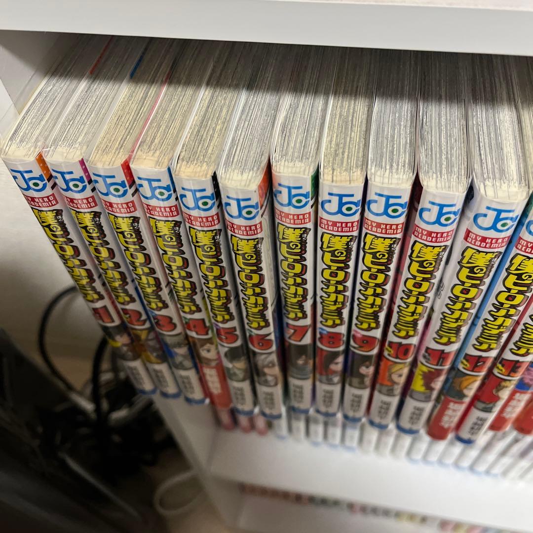 僕のヒーローアカデミア全巻セット　全巻ブックカバー付き‼️