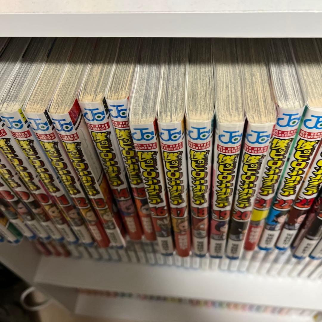 僕のヒーローアカデミア全巻セット　全巻ブックカバー付き‼️