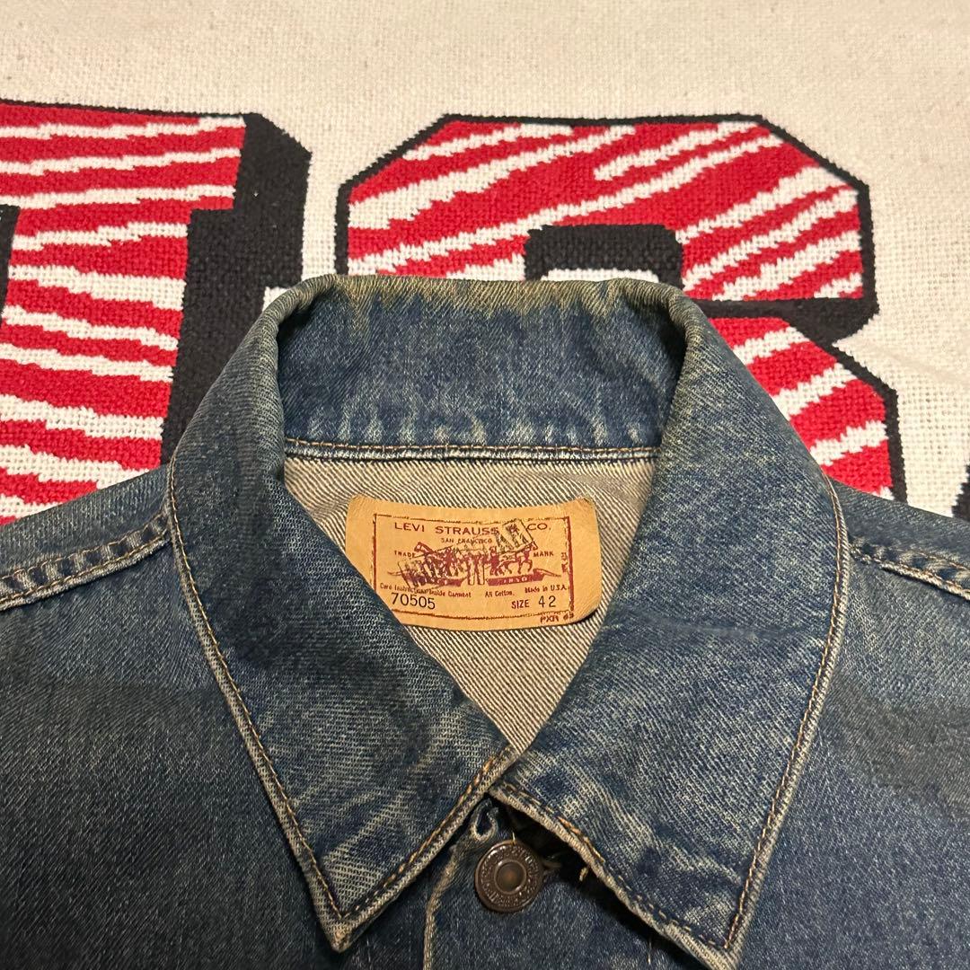 【イレギュラー】90s Levi's デニムジャケット 70505 1st 50