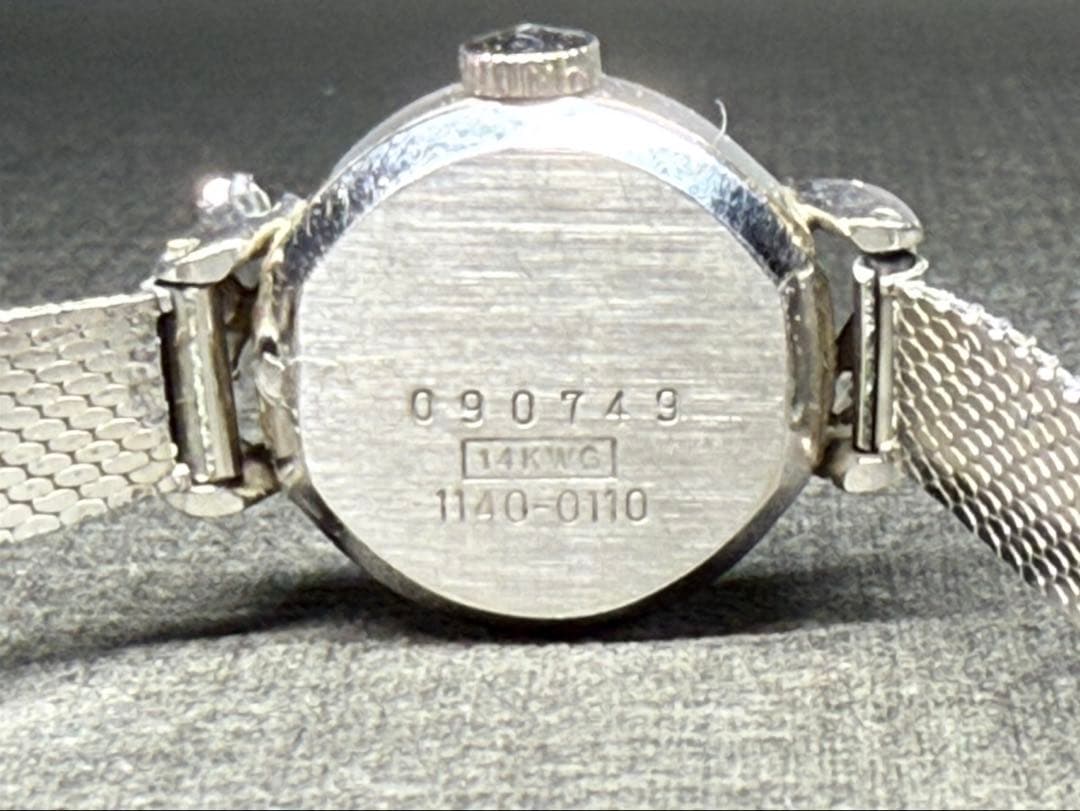 ヴィンテージ SEIKOレディース腕時計 14k WG 23石 手巻式 可動品