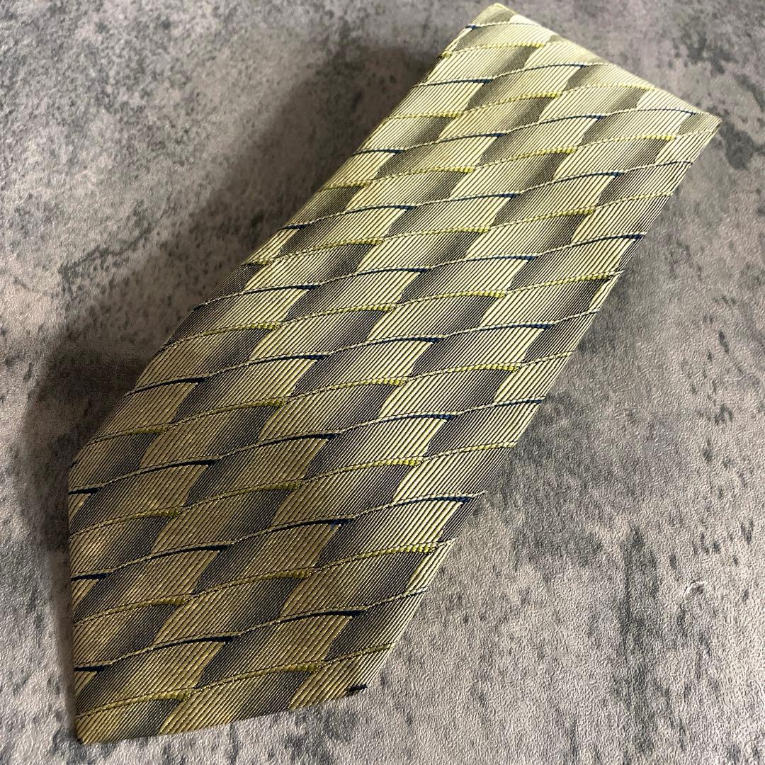 DORMEL × Yves Saint Laurentネクタイ コードストライプ