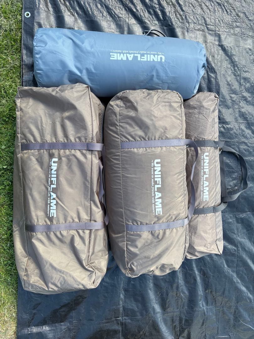 美品⭐︎ユニフレームREVOタープMルーム4プラスⅡメッシュウォールⅡ 3点セット