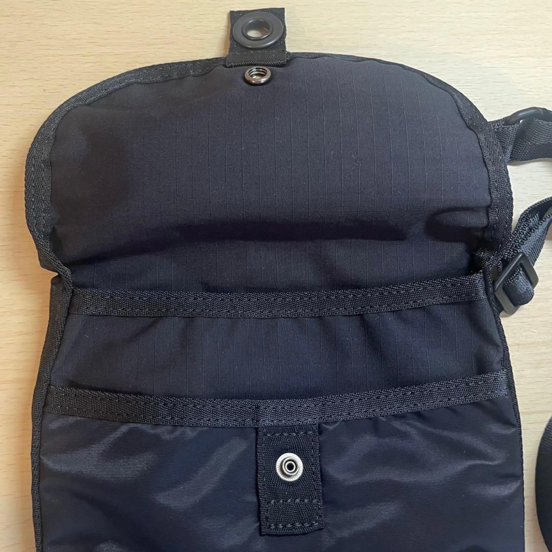 【美品】PORTER ポーターフレーム ショルダーバッグ　ブラック