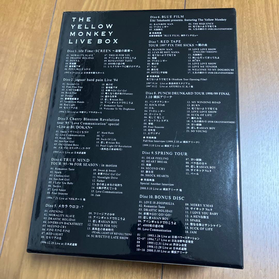 ミュージック THE YELLOW MONKEY LIVE BOX