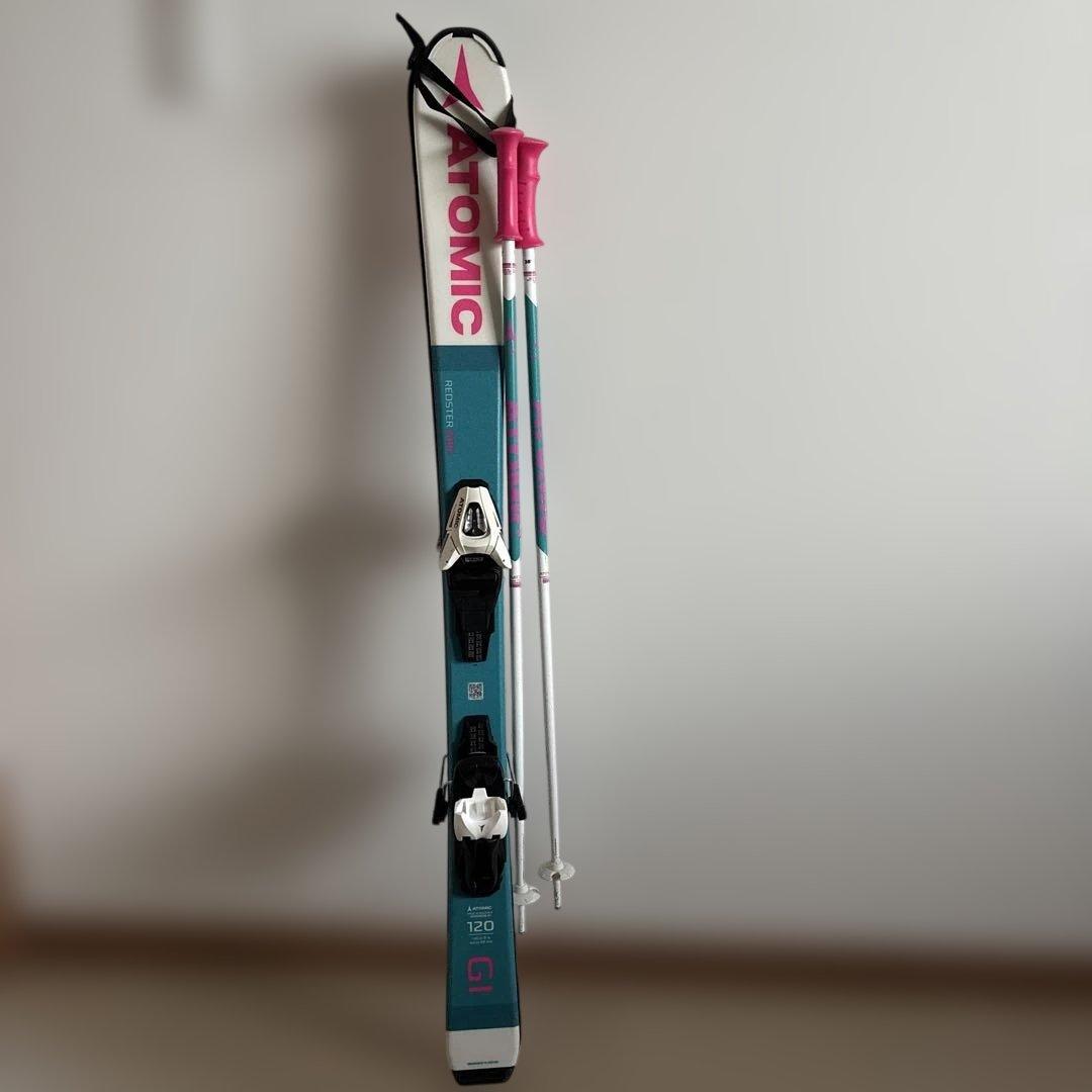 ATOMIC スキー板 120 ストック付き