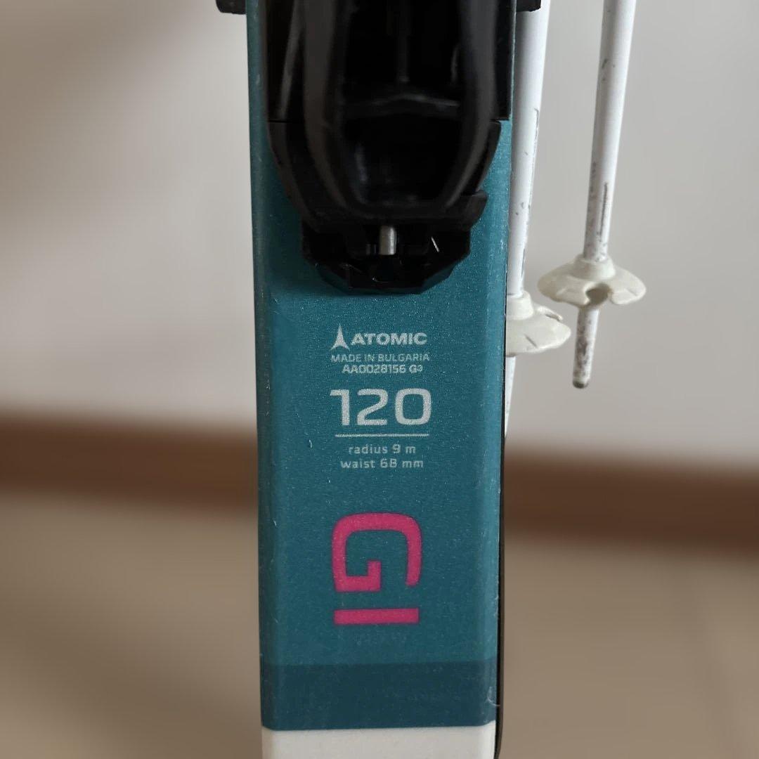 ATOMIC スキー板 120 ストック付き