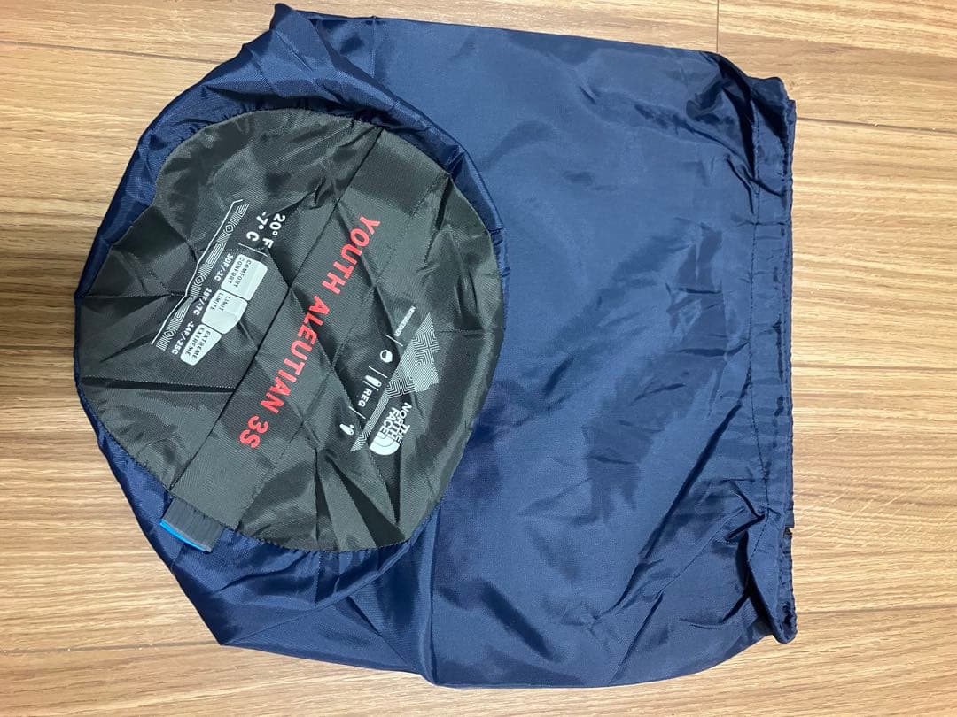 【未使用】THE NORTH FACE シュラフ 寝袋 キッズ用 収納袋あり