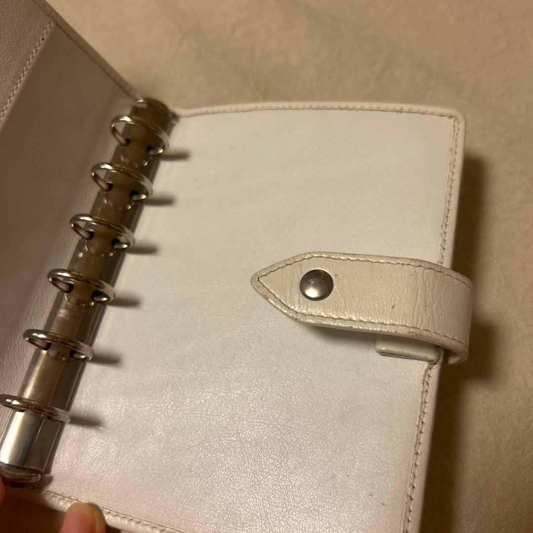 Christian Dior ピンク 6穴手帳カバー