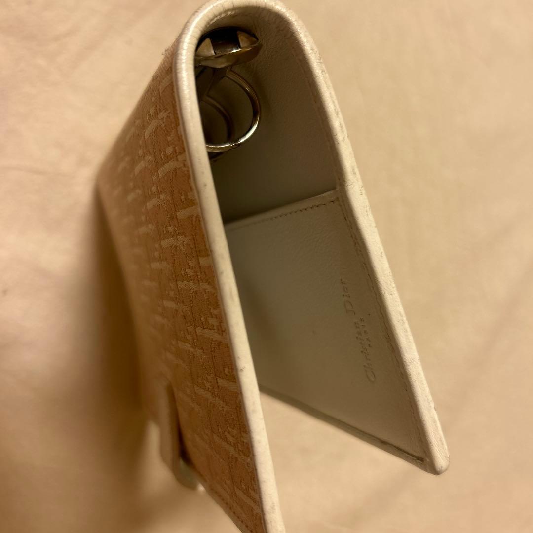 Christian Dior ピンク 6穴手帳カバー